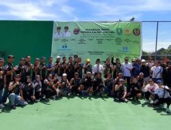 Kejuaraan Tenis Terbuka Piala Bupati Kutim se-Kaltimtara Resmi Dibuka, 150 Atlet Dari 8 Kabupaten Ikut Bertanding