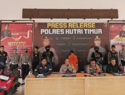 Polres Kutim Ringkus 2 Pelaku Curanmor di Kutim, Satu Diantaranya Masih Anak Dibawah Umur