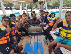 Rombongan Studi Tiru Dispar Kutim Eksplor Objek Bawah Laut Gili Trawangan