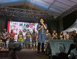 Malam Puncak Penutupan Kutim Bike Week Peringati HUT JBI ke-8 Berlangsung Sangat Meriah Berkat Penampilan Band Tipe-X
