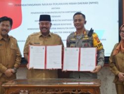 Pemkab Kukar Lakukan Penandatangan NPHD Pengamanan Pilkada 2024