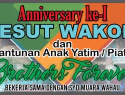 Persatuan Sopir Truk Wahau Kongbeng Gelar Anniversary ke-1 dan Beri Santun Kepada Anak Yatim