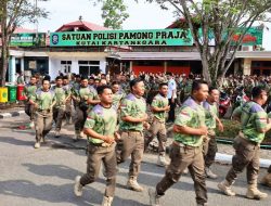 Jaga Kebugaran, Satpol PP Kukar Gelar Pembinaan Fisik