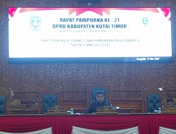 Ketua DPRD Kutim Minta Tingkatkan Pengawasan Terhadap Penggunaan Anggaran di Kutim