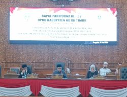 Rapat paripurna ke-32 DPRD Kutim Bahas Rancangan Perubahan KUA dan PPAS TA 2024