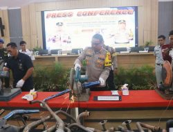 Operasi Patuh Mahakam 2025, Polres Kutim Tindak 557 Pelanggar dan Hancurkan 33 Knalpot Brong