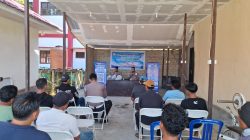 Ngopi Bareng, Cara Polantas Kutim Ajak Warga Kaliorang Tertib Berlalu Lintas
