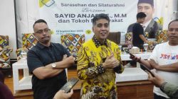Sarasehan dan Silaturahmi bersama Tokoh Masyarakat, Sayid Anjas Mantapkan Diri Maju Ketua DPD II Golkar Kutim
