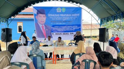 Sosialisasikan Perda Nomor 4 Tahun 2022, H. Agus Aras Tekankan Pentingnya Kolaborasi Cegah Penyalahgunaan Narkotika