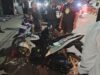 Dua Motor Tabrakan di Depan Alfamidi Jalan Yos Sudarso 4, Satu Pengendara Terseret 20 Meter