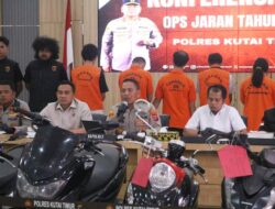 Operasi Curanmor Polres Kutim Berhasil Bongkar 13 Kasus, 15 Pelaku Berhasil Ditangkap
