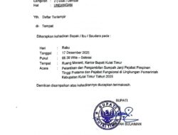 Pemkab Kutim Jadwalkan Pelantikan Pejabat Pimpinan Tinggi dan Fungsional