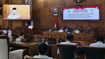 Rapat Paripurna Ke-14 DPRD Kutim, Hasil Reses Anggota Dewan Jadi Arah Kebijakan Pembangunan TA 2026