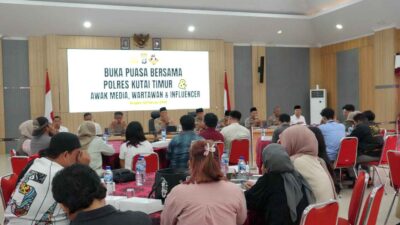 Kapolres Kutim Buka Puasa Bersama Wartawan, Perkuat Sinergi dan Silaturahmi di Bulan Ramadan