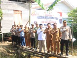 Sambut Hari Bhayangkara ke-80, Polres Kutim Launching Program Bedah Rumah 8 Unit Bagi Warga Kurang Mampu