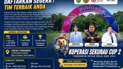 Koperasi Sekurau Cup II 2026 Dibuka, Ajak Tim Sepak Bola dan Bola Voli se-Kaltim Ikut Berpartisipasi