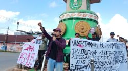 Puluhan Jurnalis dan Masyarakat Sipil di Kutim Gelar Aksi Solidaritas Tolak Pelabelan ‘Londo Ireng’ terhadap Pers