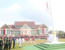 HUT ke-81 RI, Paskibraka Kutim Sukses Kibarkan Sang Merah Putih