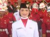 Bangganya Harnawati Bawa Baki Bendera Merah Putih di Hadapan Bupati Kutim